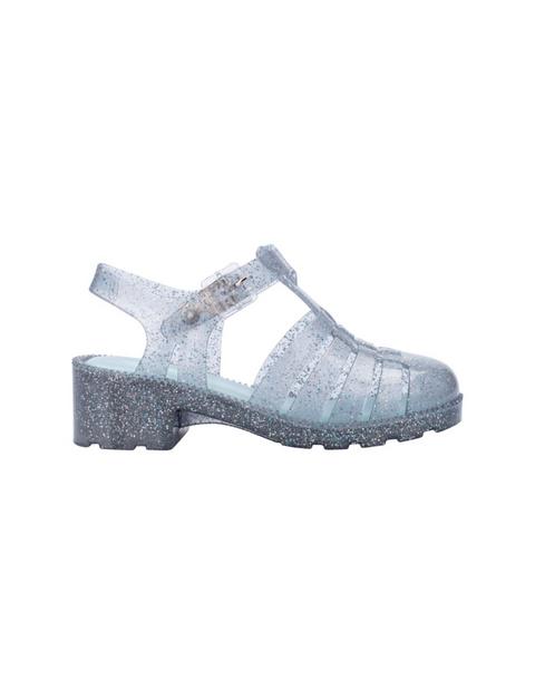 Possession Fisherman Jelly Heel in Glitter Clear