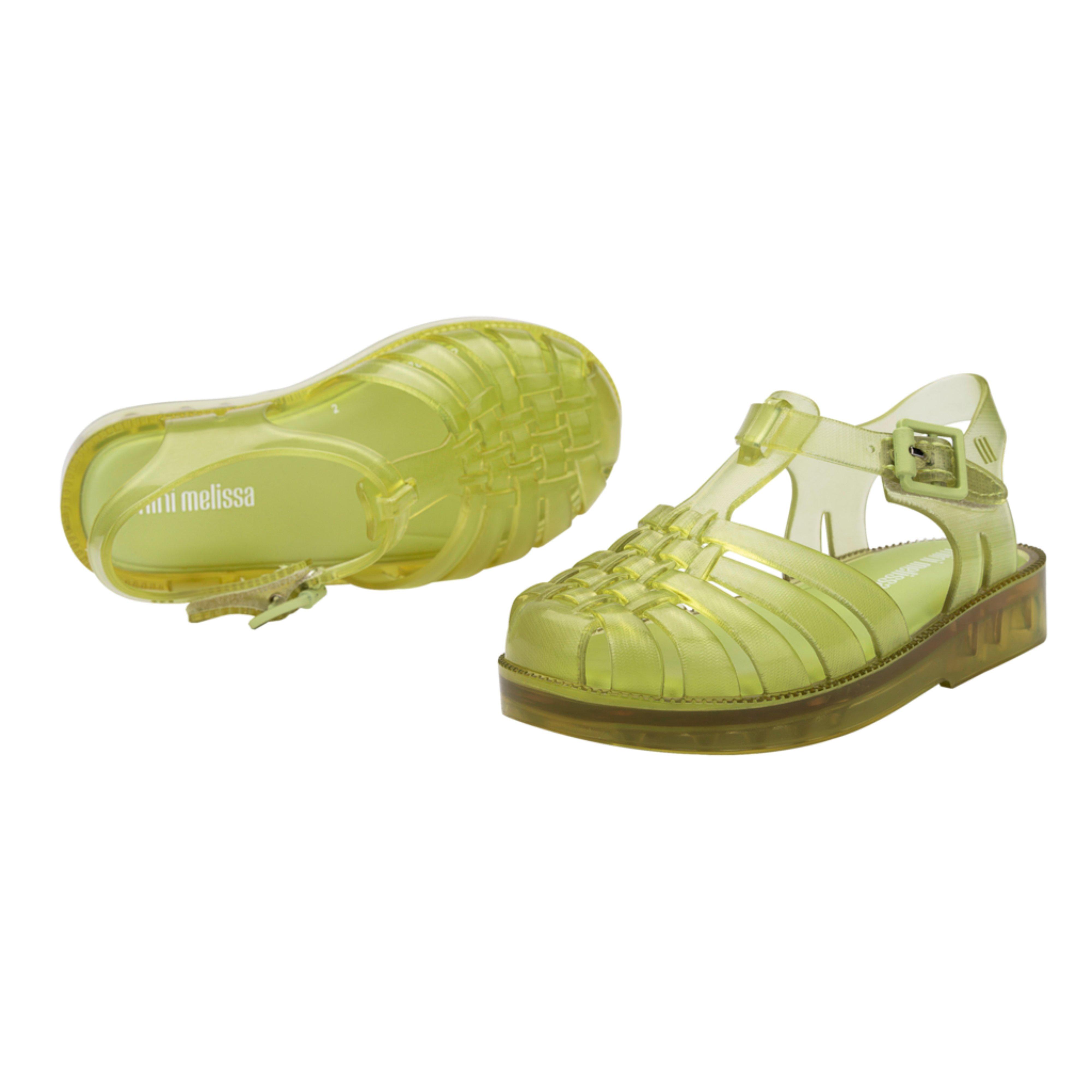 Toddler Possession Jelly Fisherman Sandal in Transparent Green image number 2