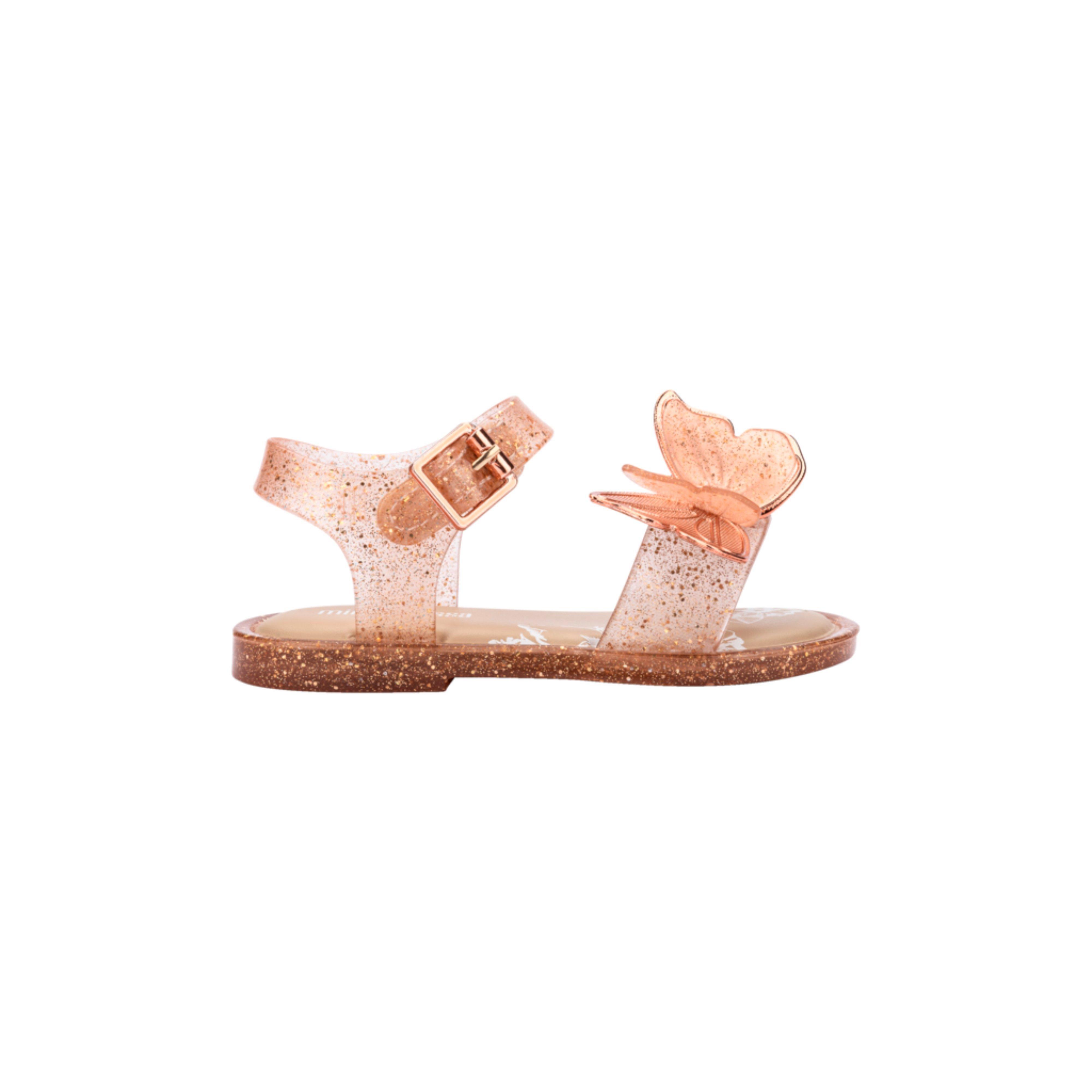 Toddler Fly Sandal III in Beige Glitter image number 1