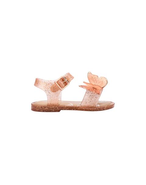 Toddler Fly Sandal III in Beige Glitter