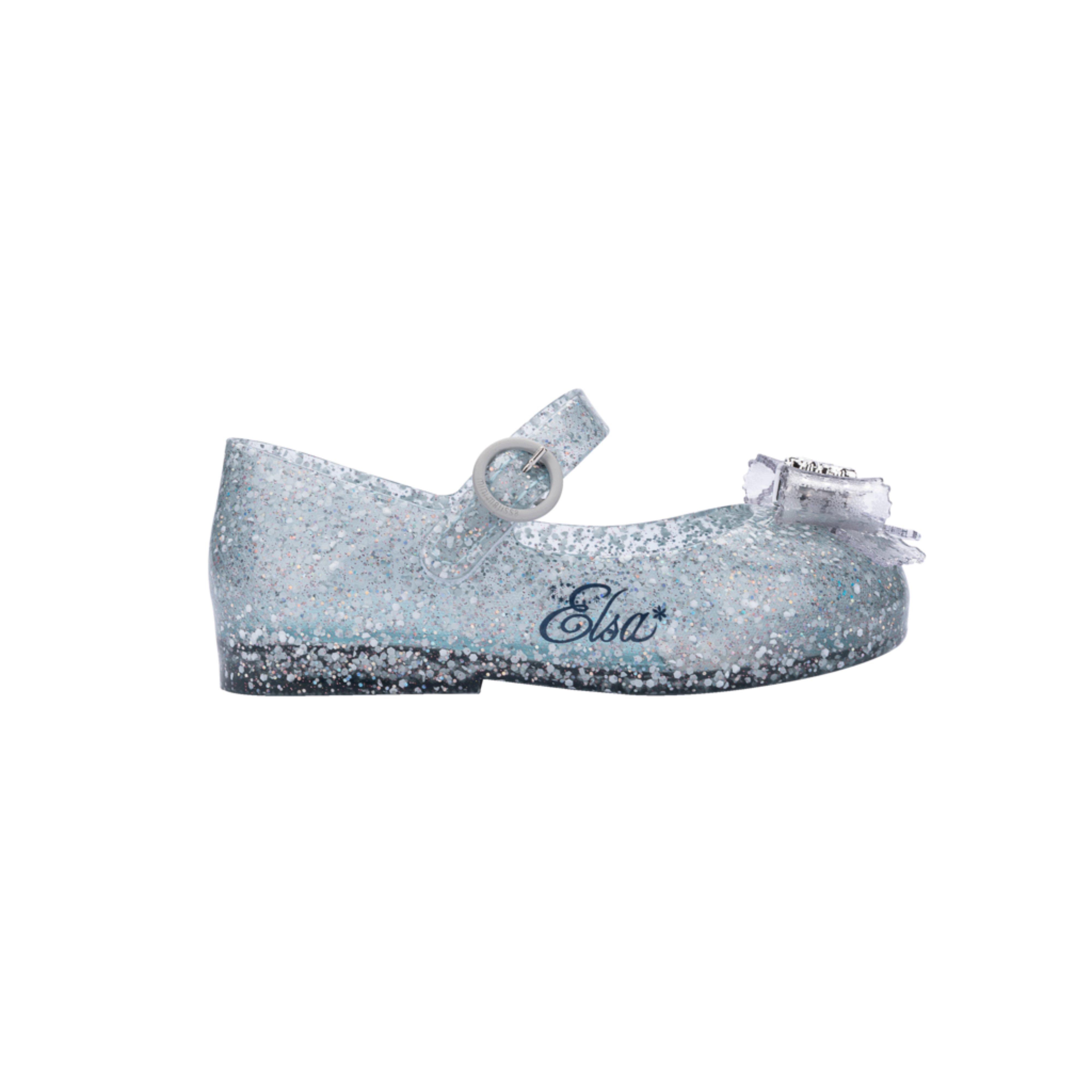 Toddler Sweet Love+Princess Mary Jane Ballet Flat in Glitter Blue