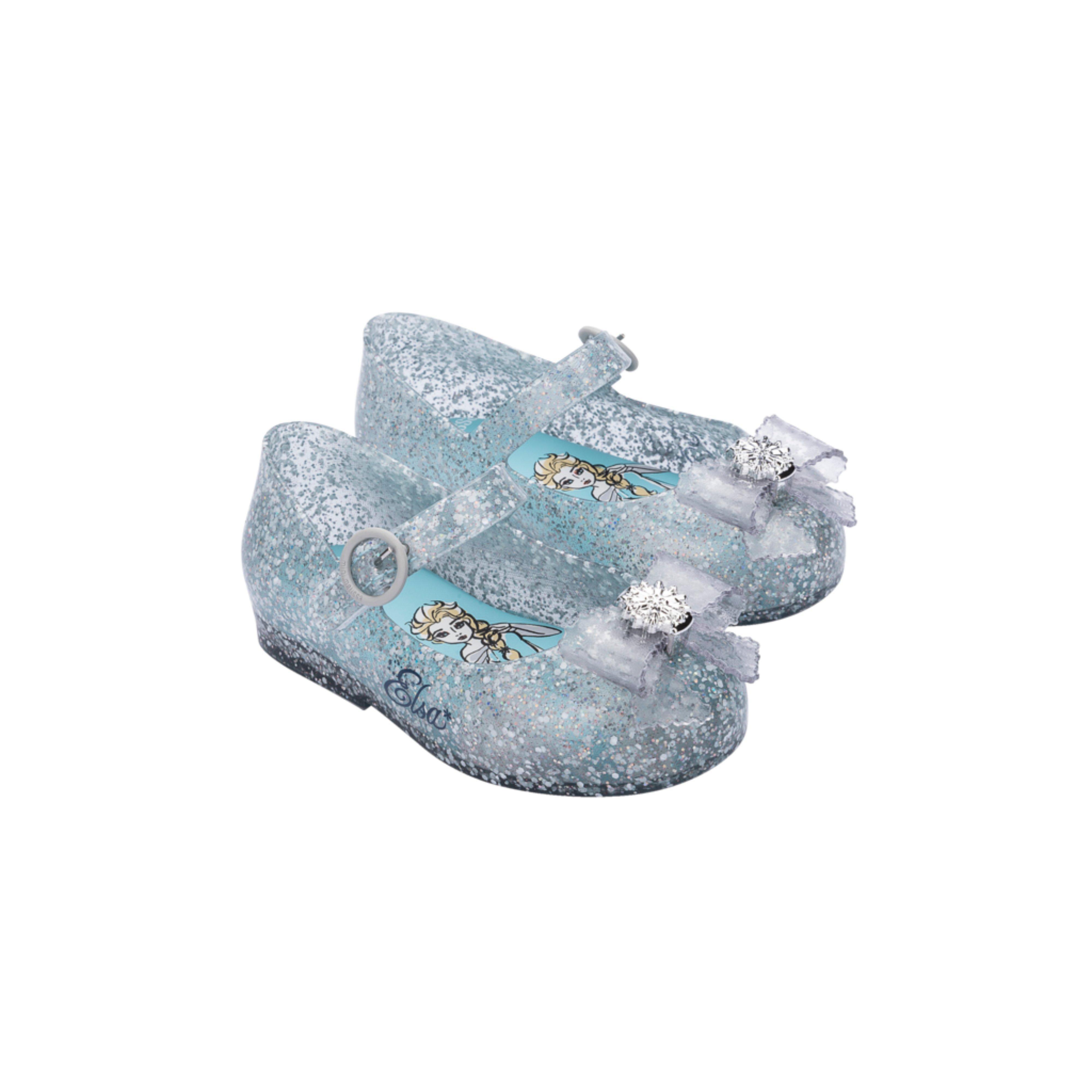 Toddler Sweet Love+Princess Mary Jane Ballet Flat in Glitter Blue image number 1