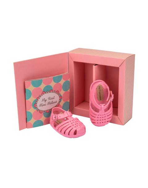 My First Possession Fisherman Jelly Sandal in Pink