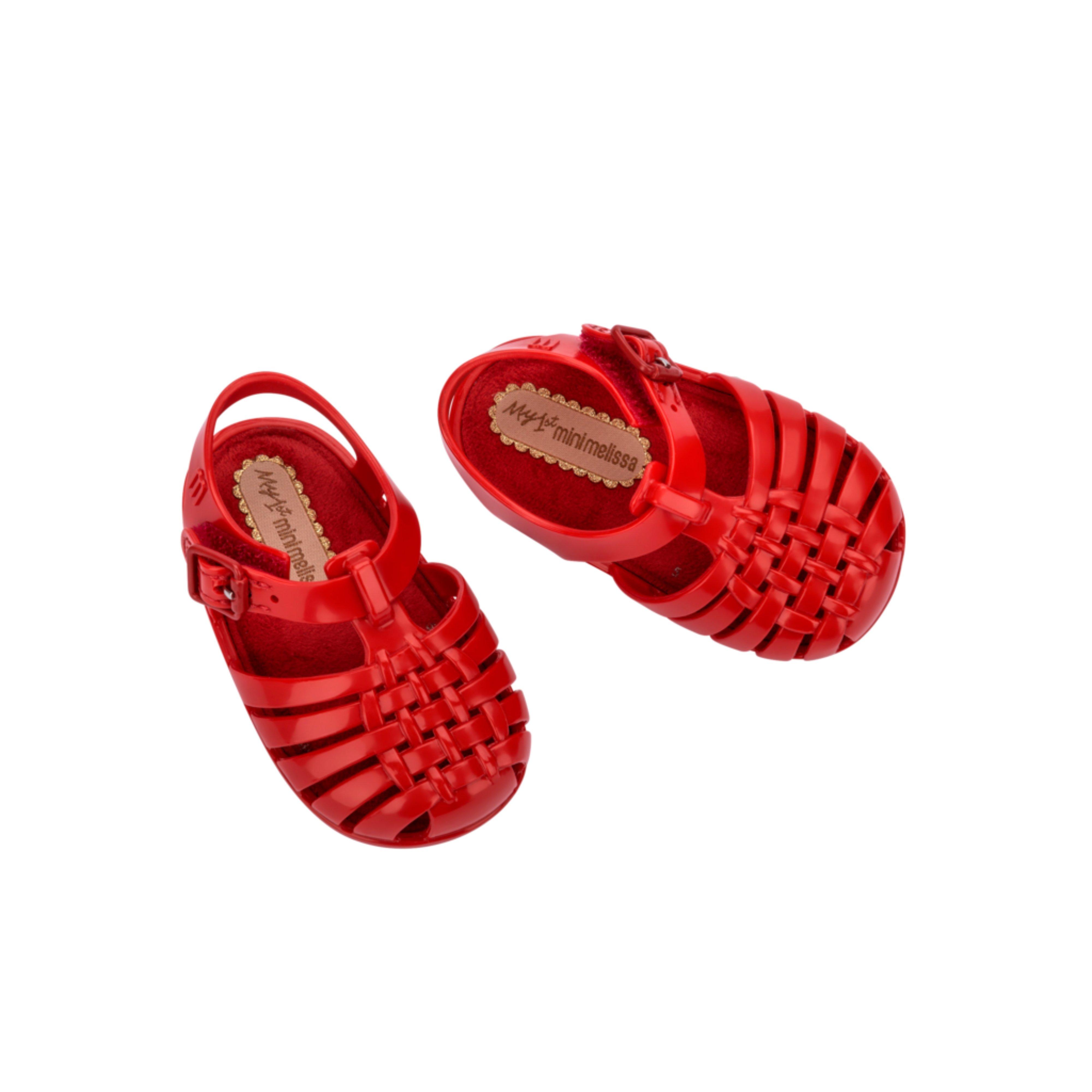 My First Possession Fisherman Jelly Sandal in Red image number 2