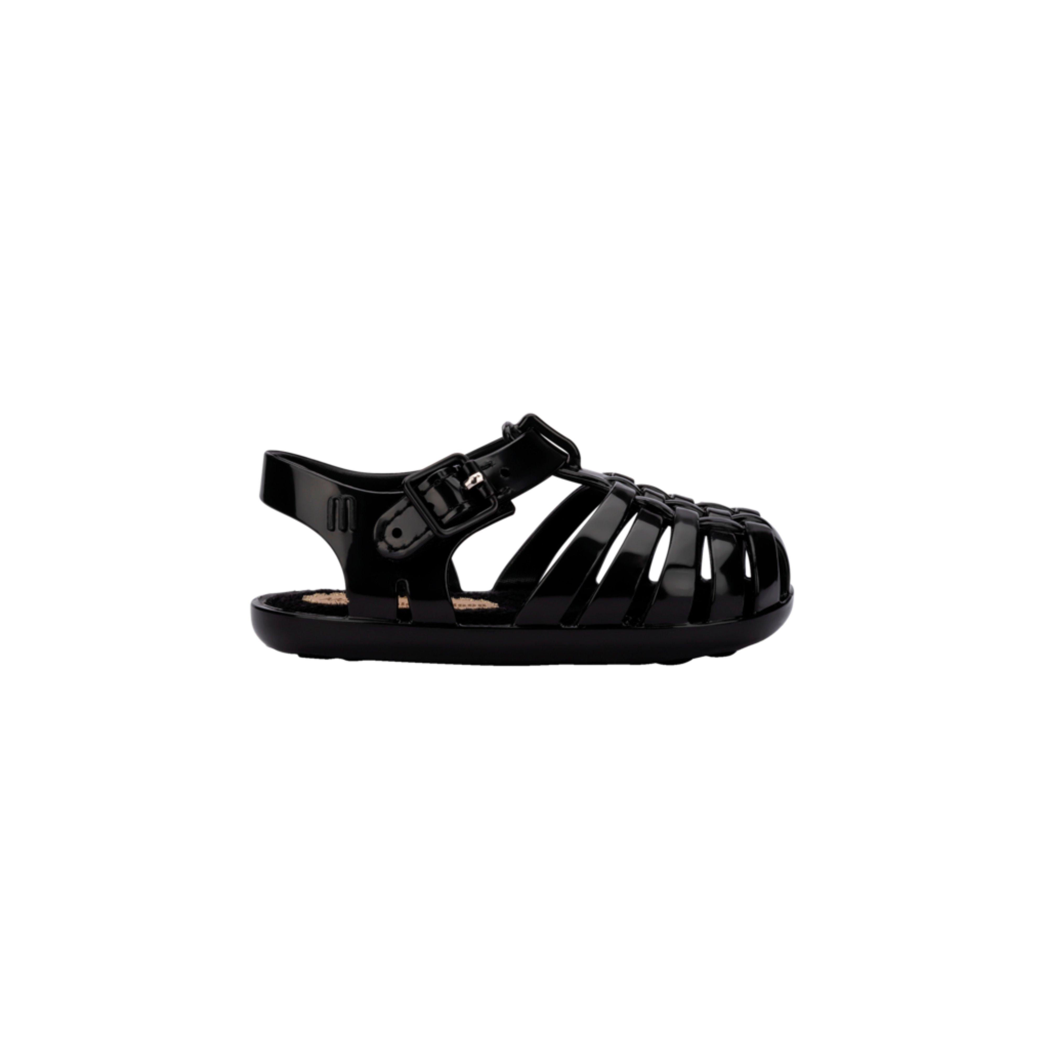 My First Possession Fisherman Jelly Sandal in Black