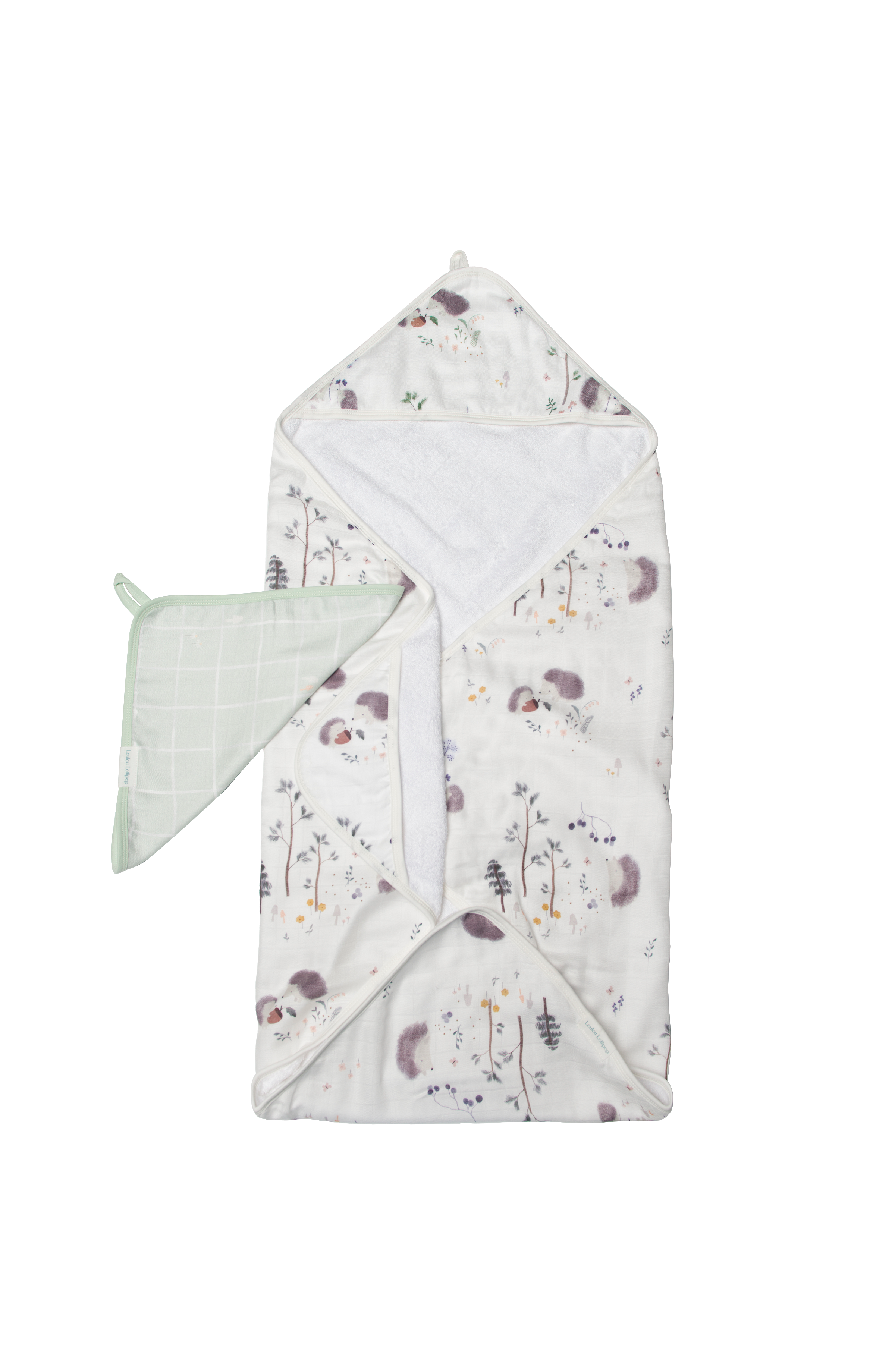 Hooded Towel Set - Hedgehogs