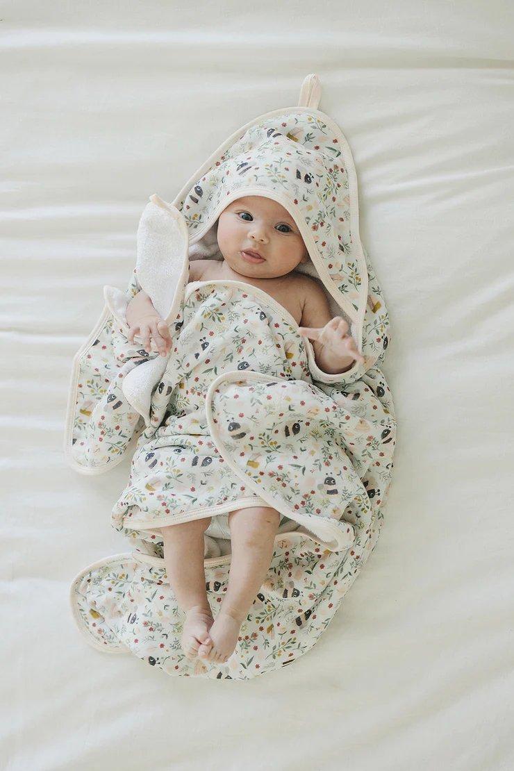 Hooded Towel Set - Bumble Bees image number 1