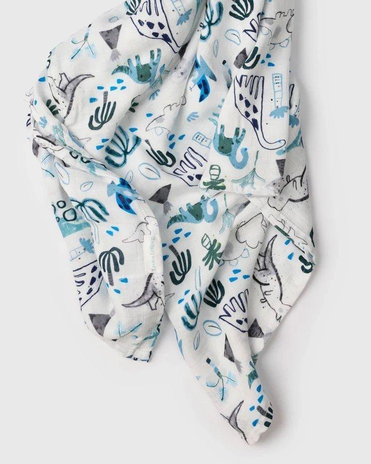 Muslin Swaddle - Dinosaurs image number 1