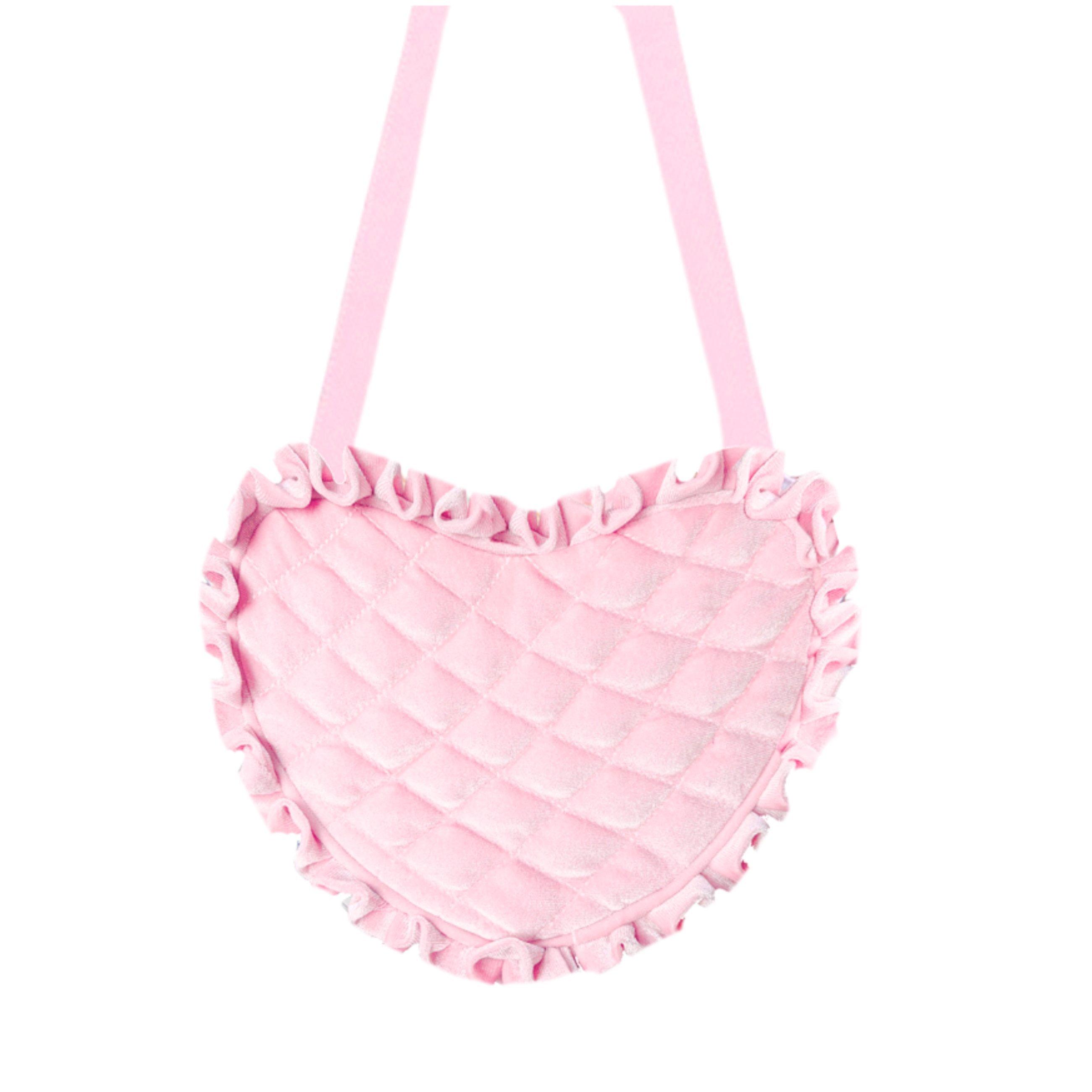 Quilted Velvet Heart Purse