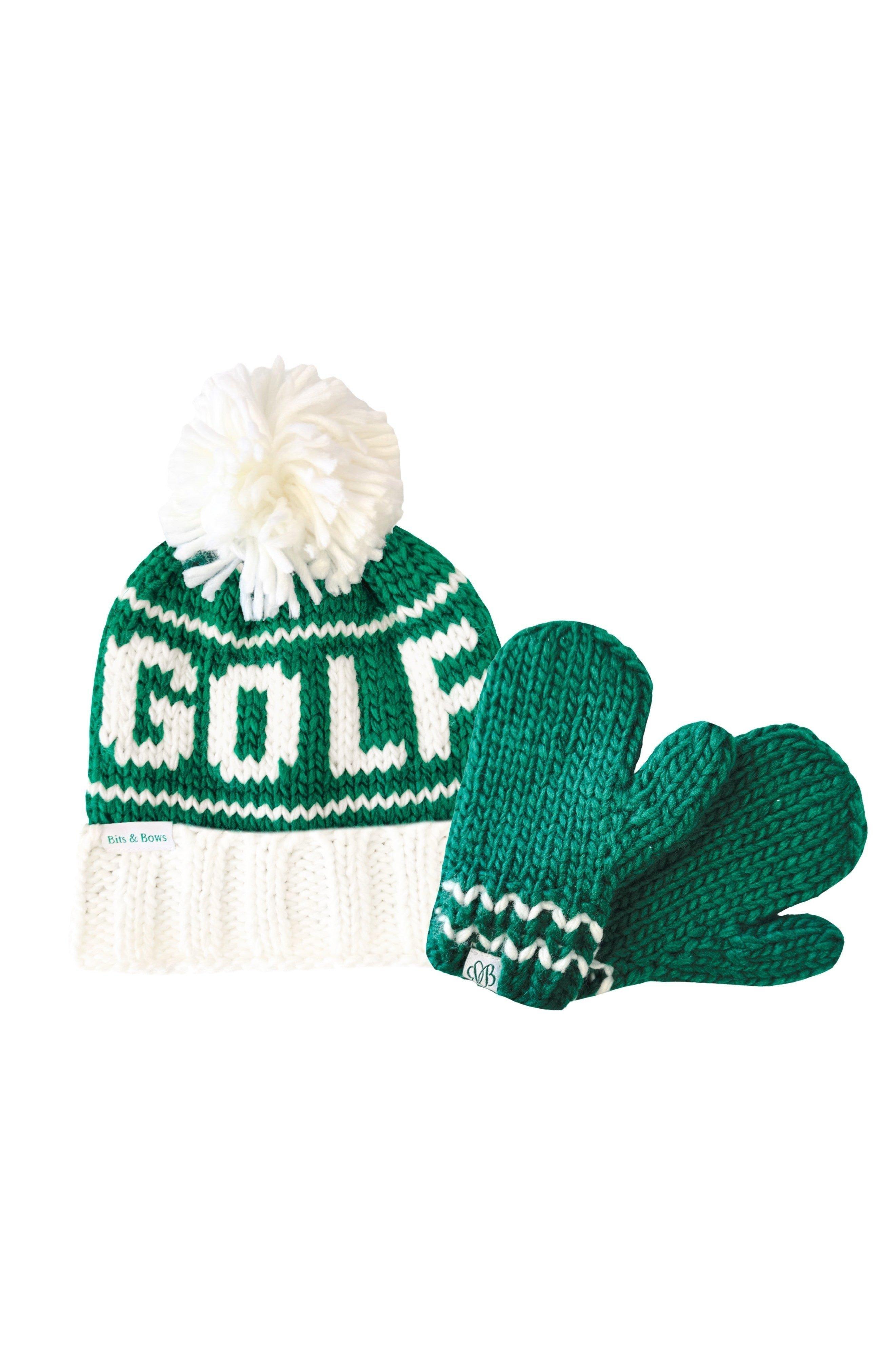 GOLF Bobble Hat/Mittens Bundle