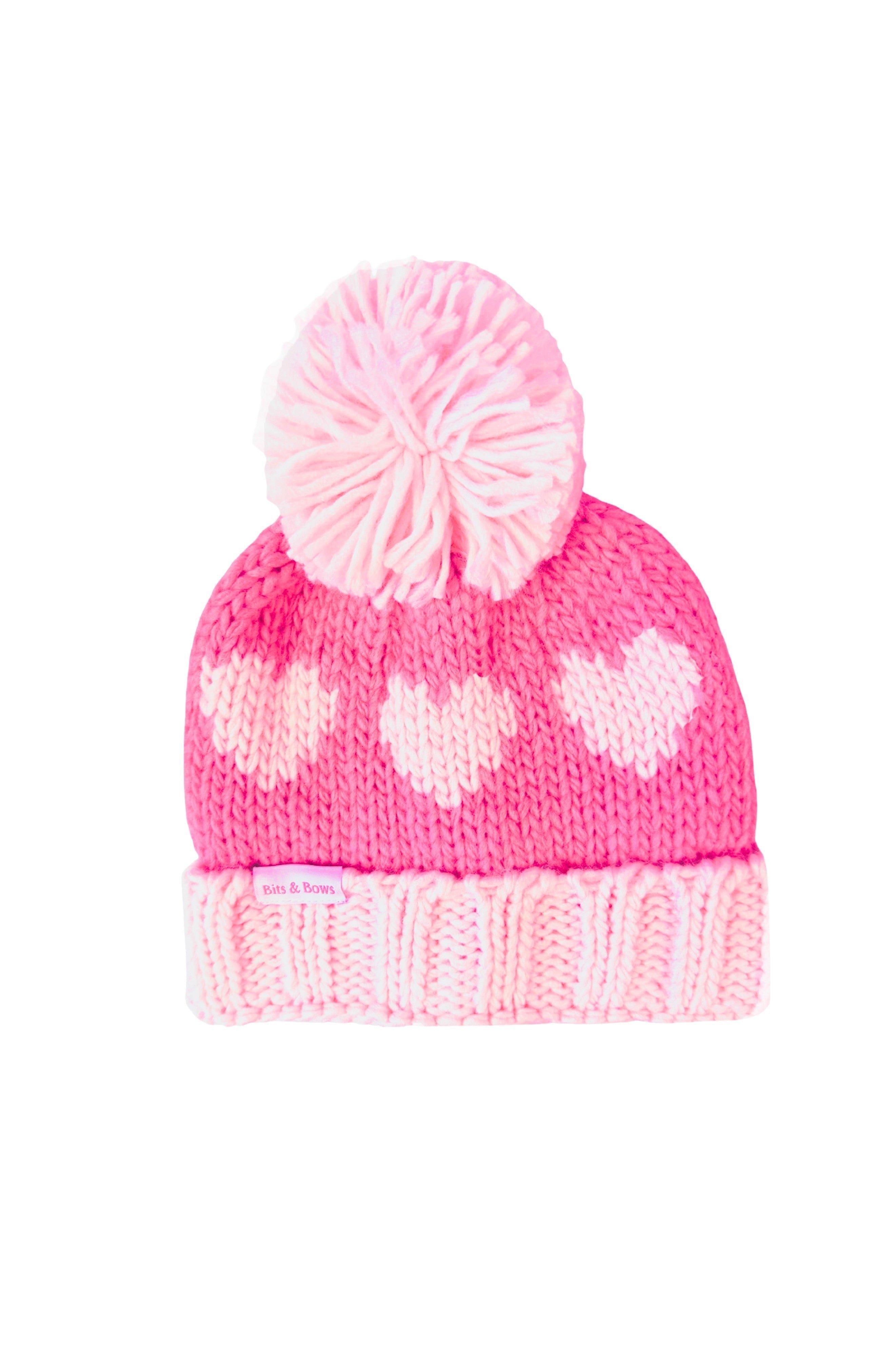 Hearts Bobble Hat