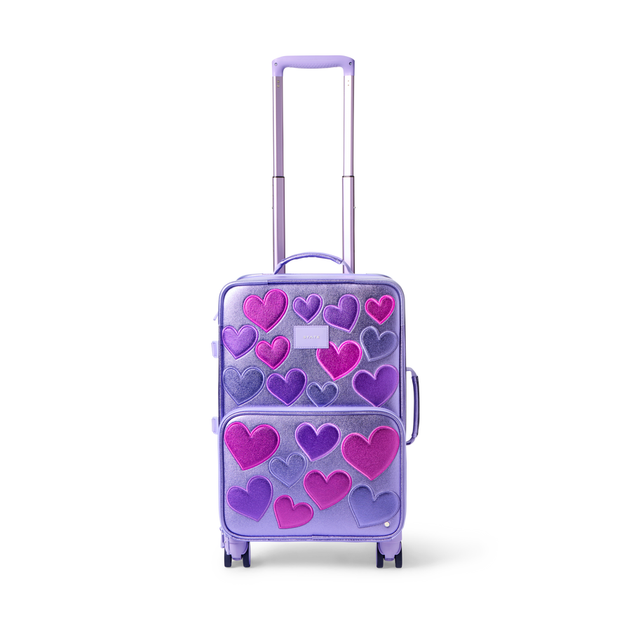 Logan Carry-On Suitcase | 3D Hearts