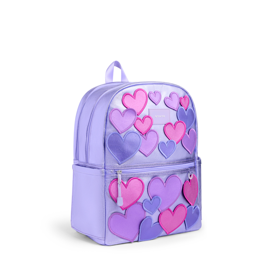 Kane Double Pocket Backpack | 3D Hearts