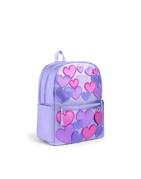 Kane Double Pocket Backpack | 3D Hearts