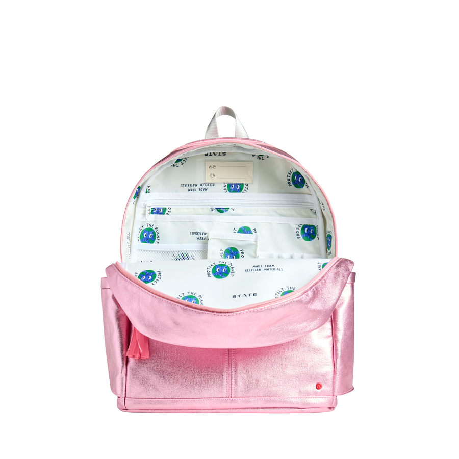 Kane Double Pocket Backpack | 3D Hearts image number 2