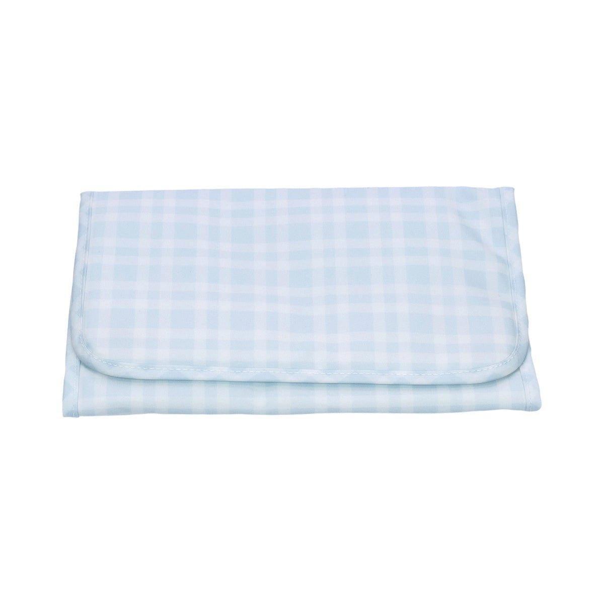Pimlico Plaid Blue Game Changer Changing Pad