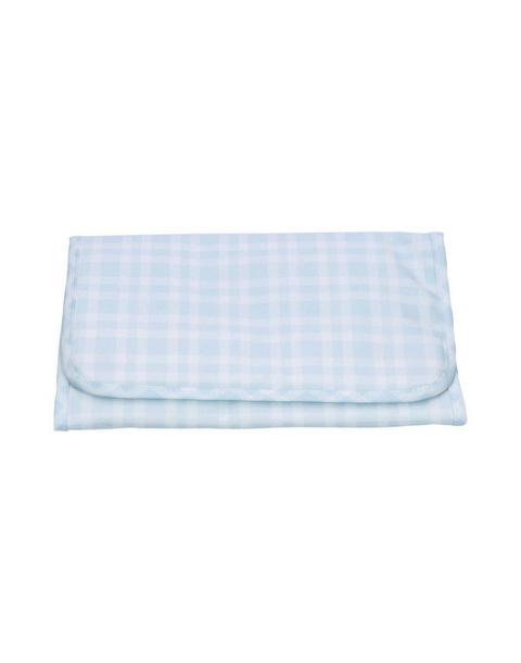 Pimlico Plaid Blue Game Changer Changing Pad