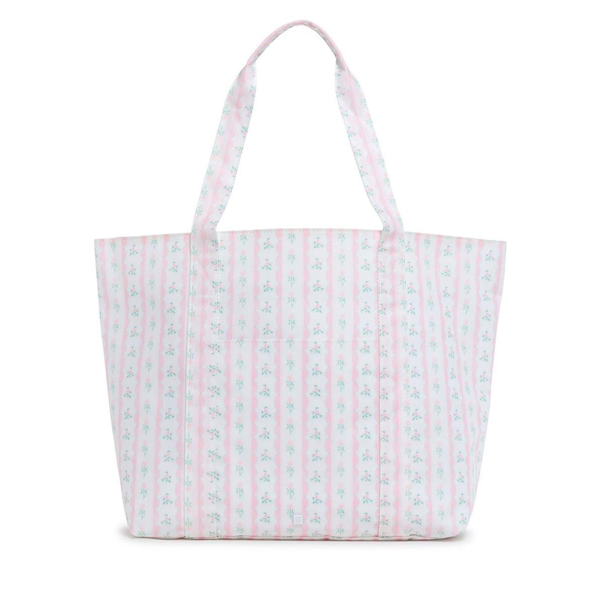 Ribbon Floral Pink Jumbo Tote