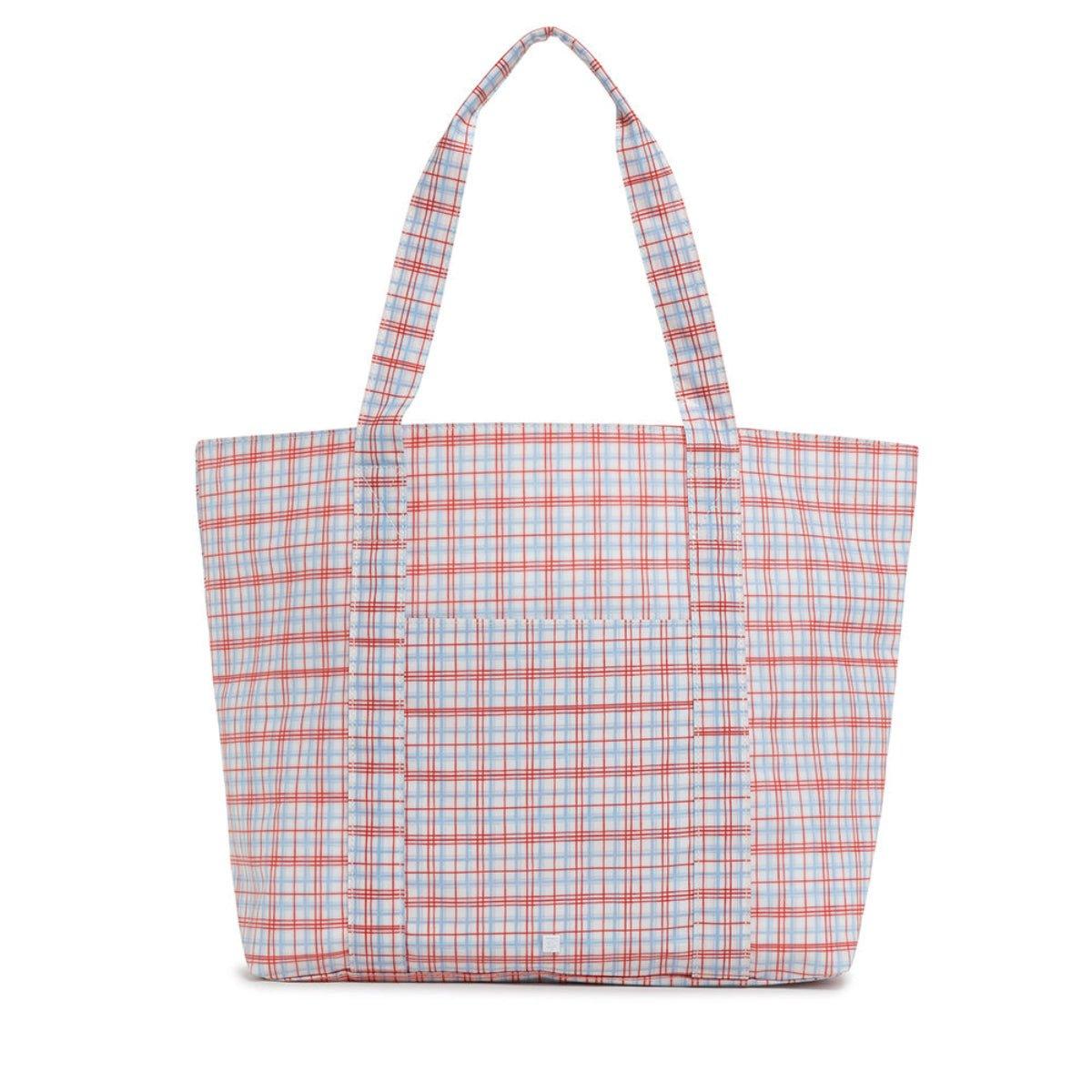 Classic Plaid Red Jumbo Tote