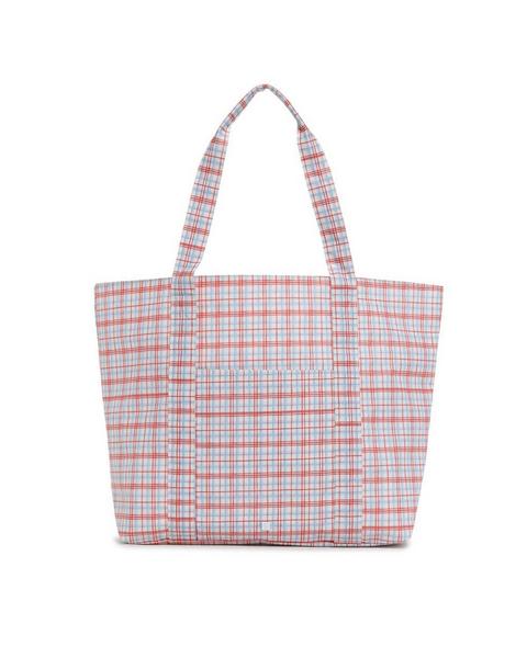 Classic Plaid Red Jumbo Tote