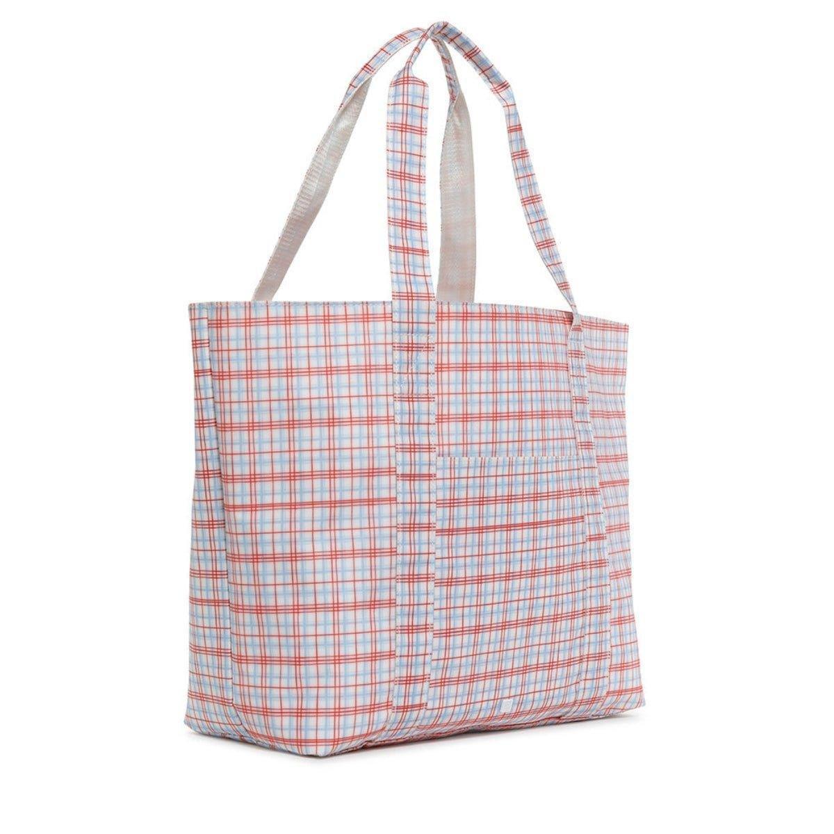 Classic Plaid Red Jumbo Tote image number 1
