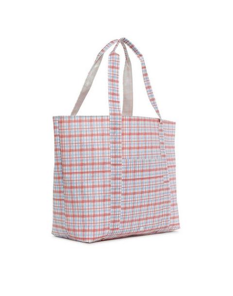 Classic Plaid Red Jumbo Tote