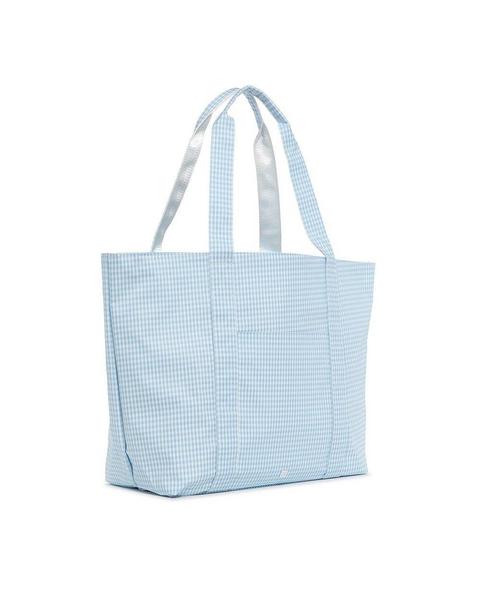 Mist Gingham Jumbo Tote