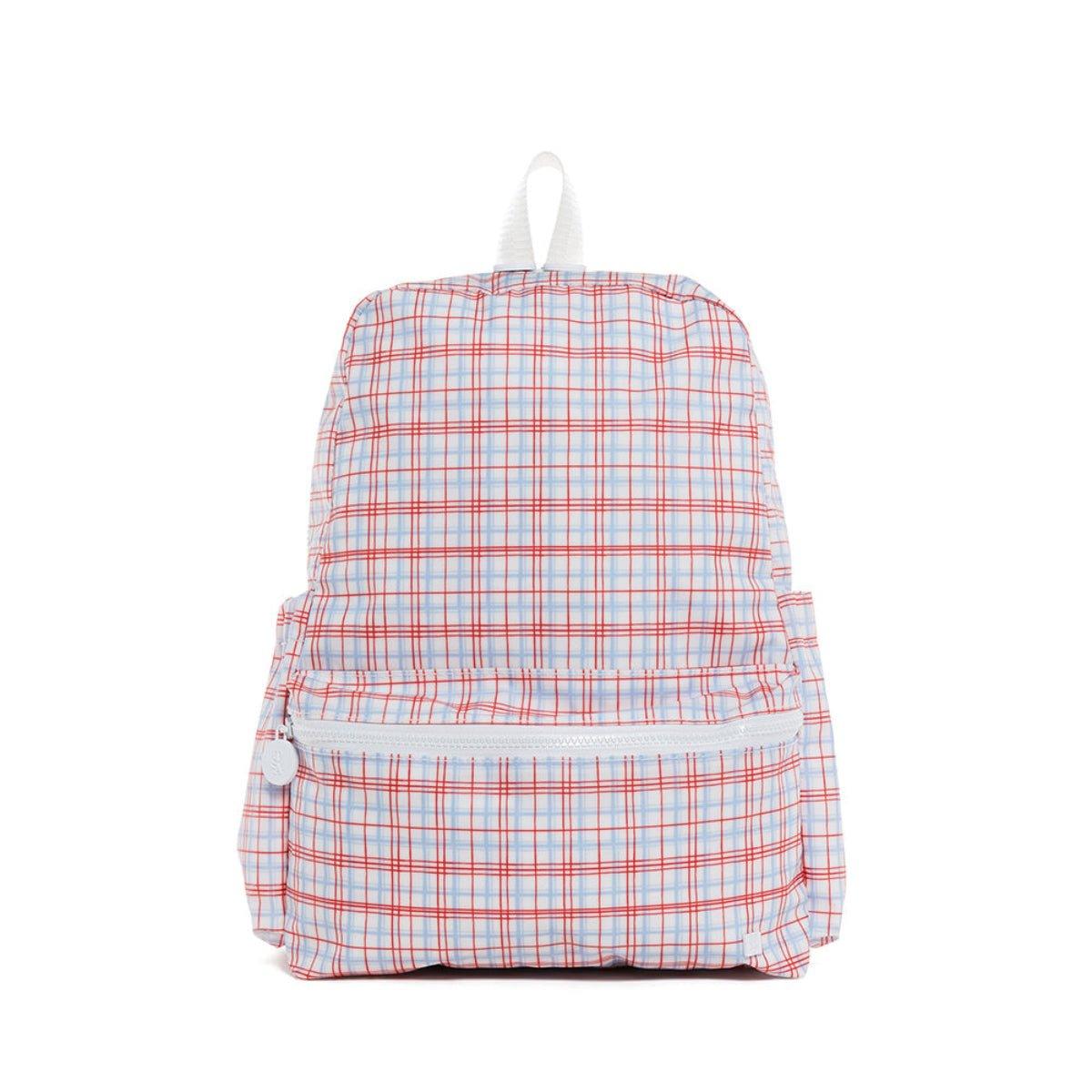 Classic Plaid Red Backpack