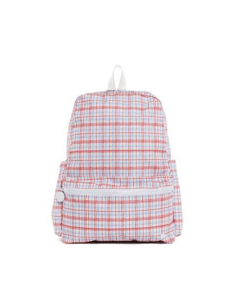 Classic Plaid Red Backpack