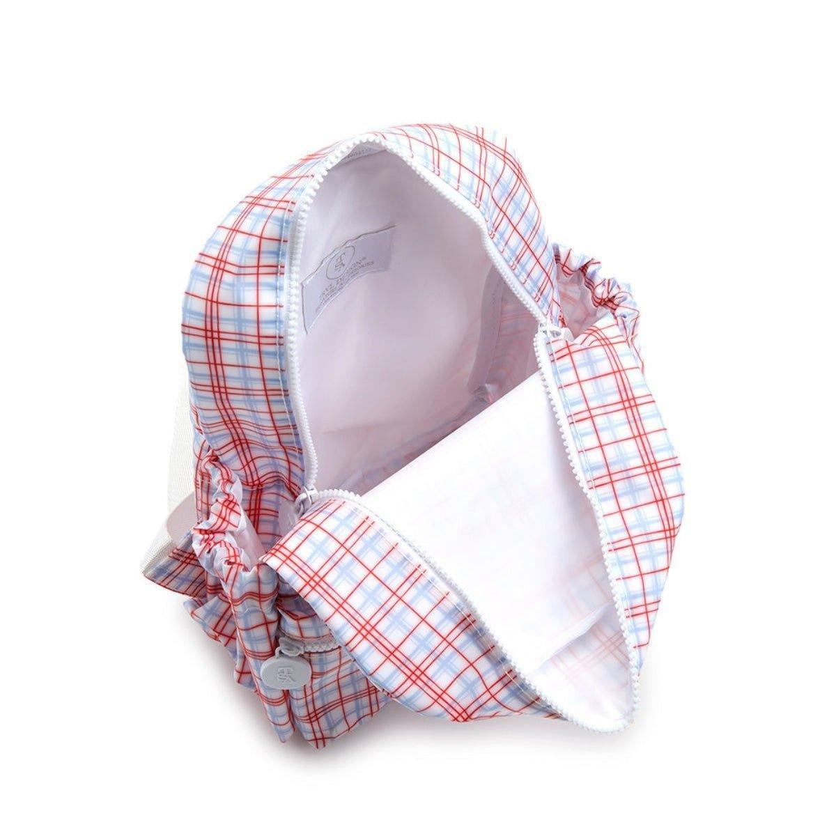 Classic Plaid Red Mini Backpack image number 3