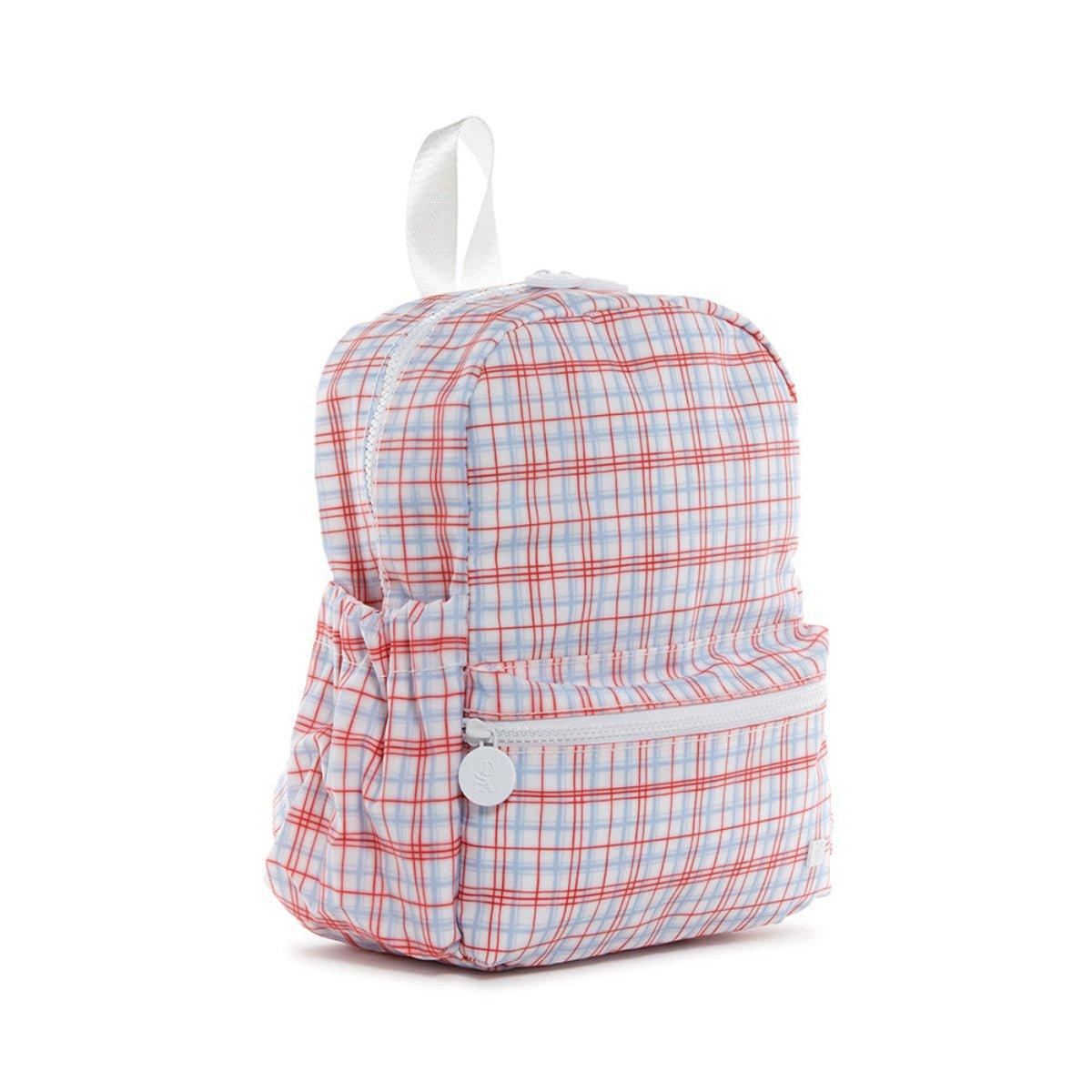 Classic Plaid Red Mini Backpack image number 1