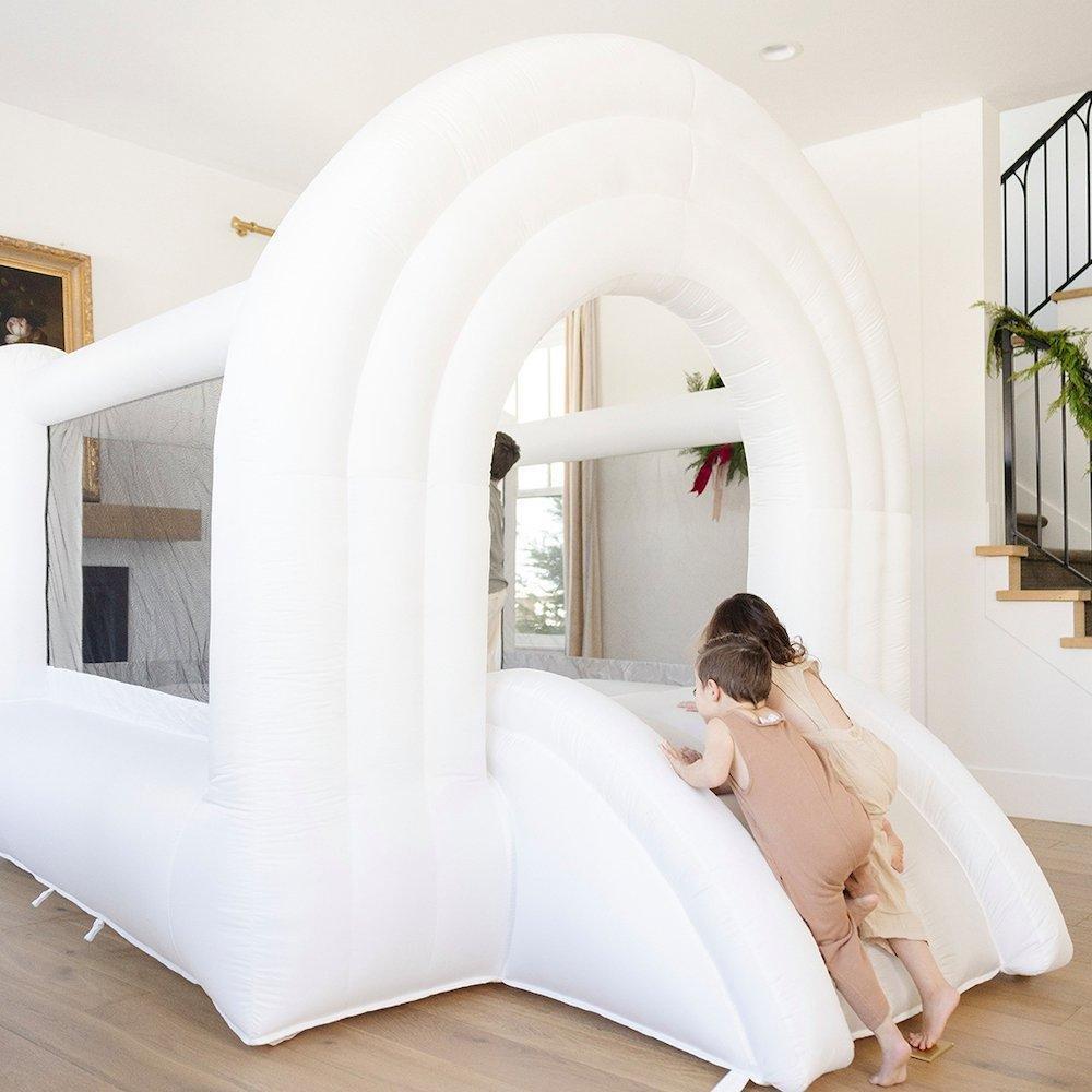 Neutral Rainbow 8x8 Bounce House image number 2