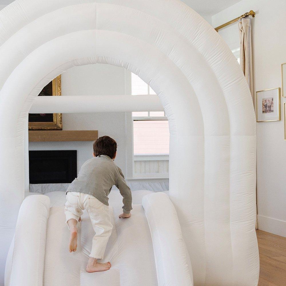 Neutral Rainbow 8x8 Bounce House image number 1