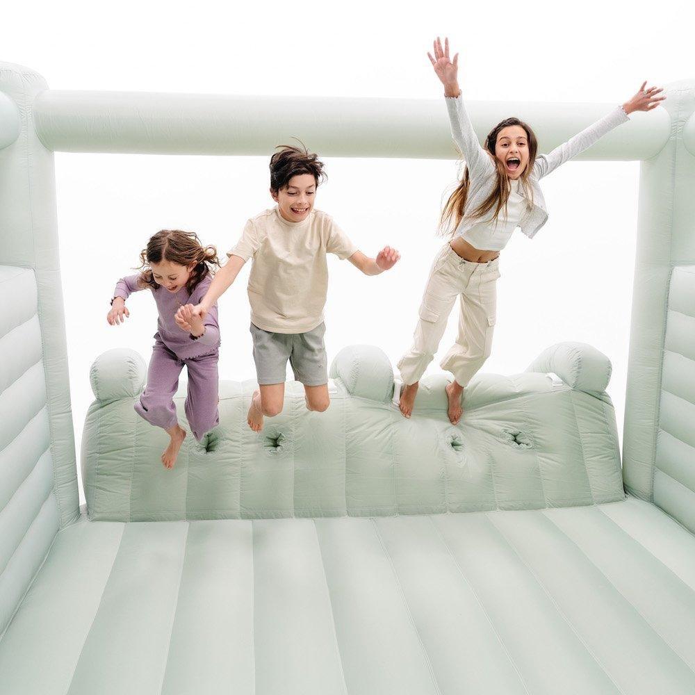 Green Walled Tumble 12x12 Bounce House image number 3