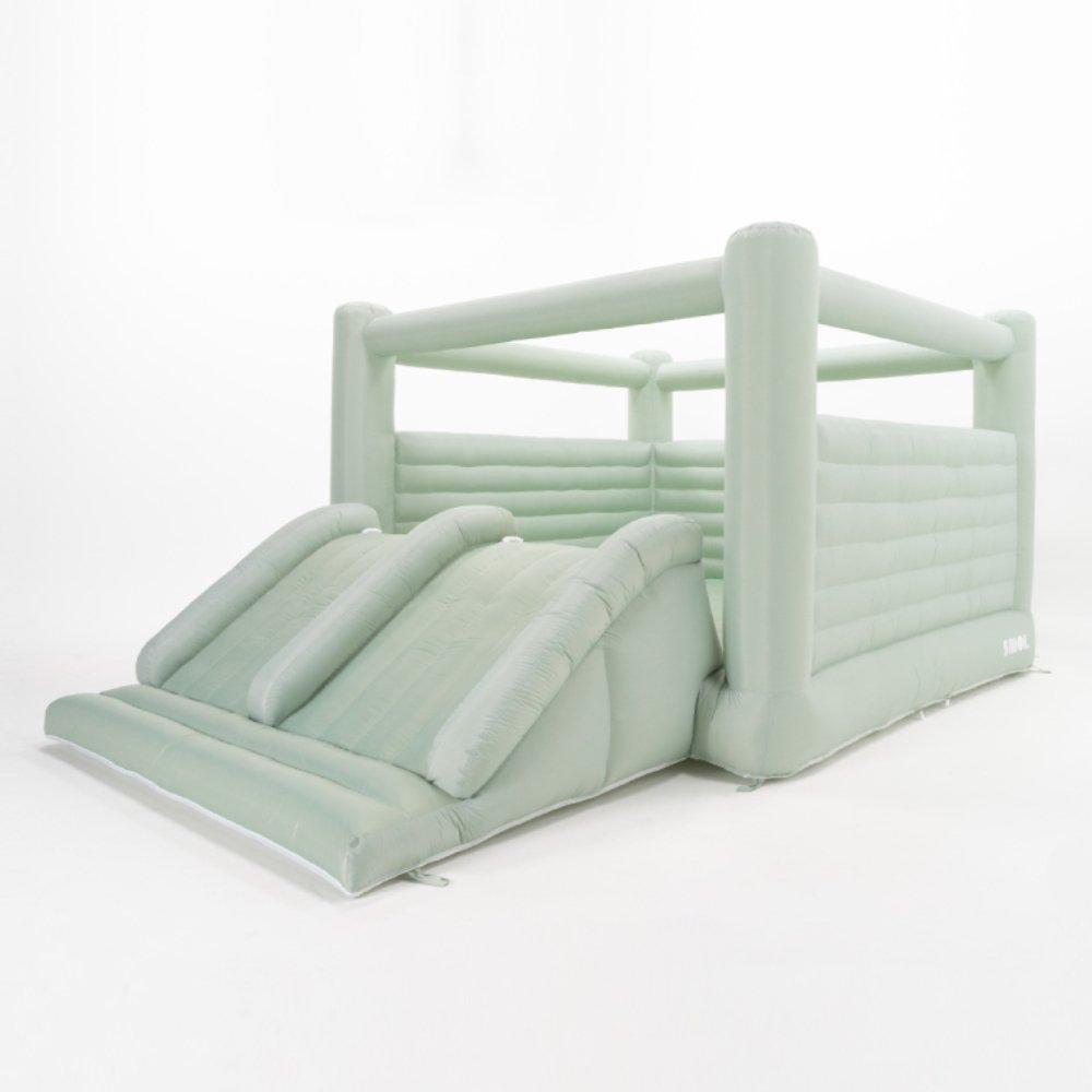 Green Walled Tumble 12x12 Bounce House image number 1