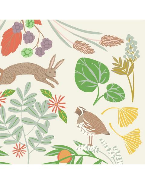 The Hunt in Cream Fine Art Print