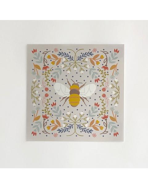 Bee in Linen Fine Art Print