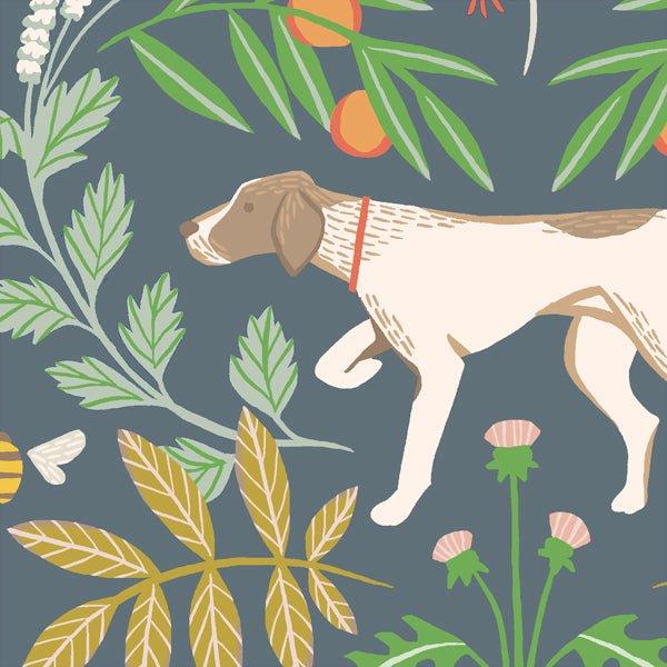 The Hunt in Navy Fine Art Print image number 1