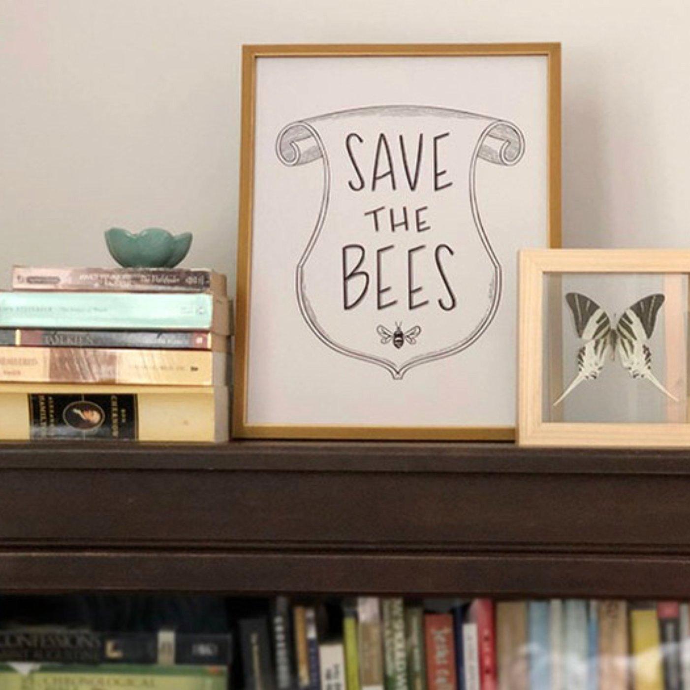 Save the Bees Fine Art Print image number 2