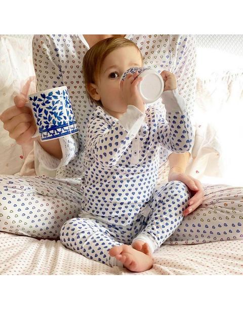 Blue and White Sippy Cup