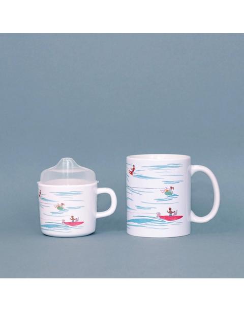 Water Skiers Two of a Kind Cup Set