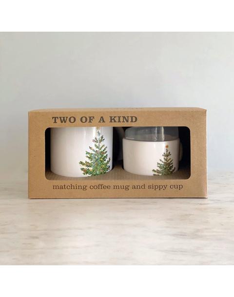 Christmas Tree Two of a Kind Cup Set