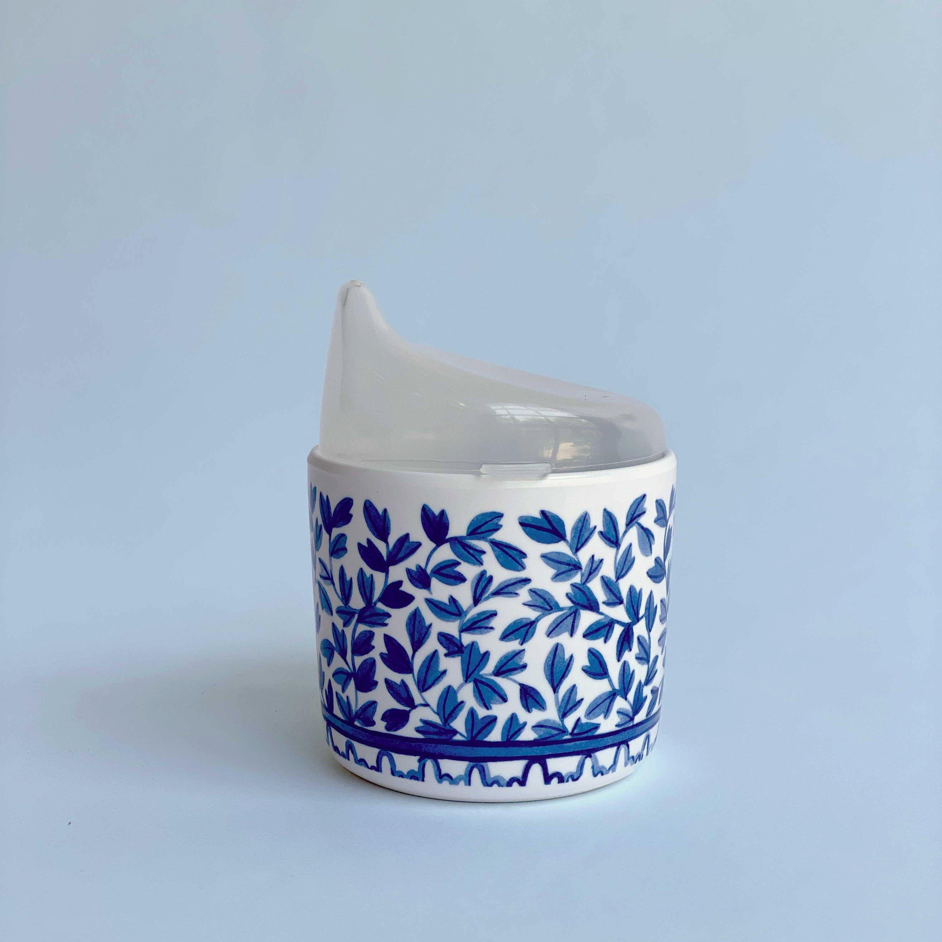 Blue and White Mama & Me Cup Set image number 2
