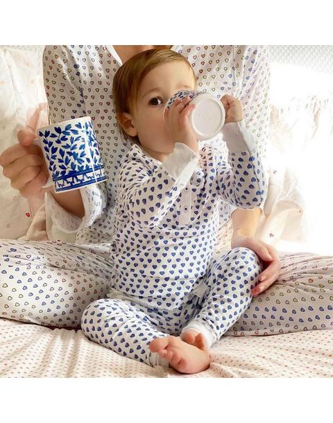 Blue and White Mama & Me Cup Set