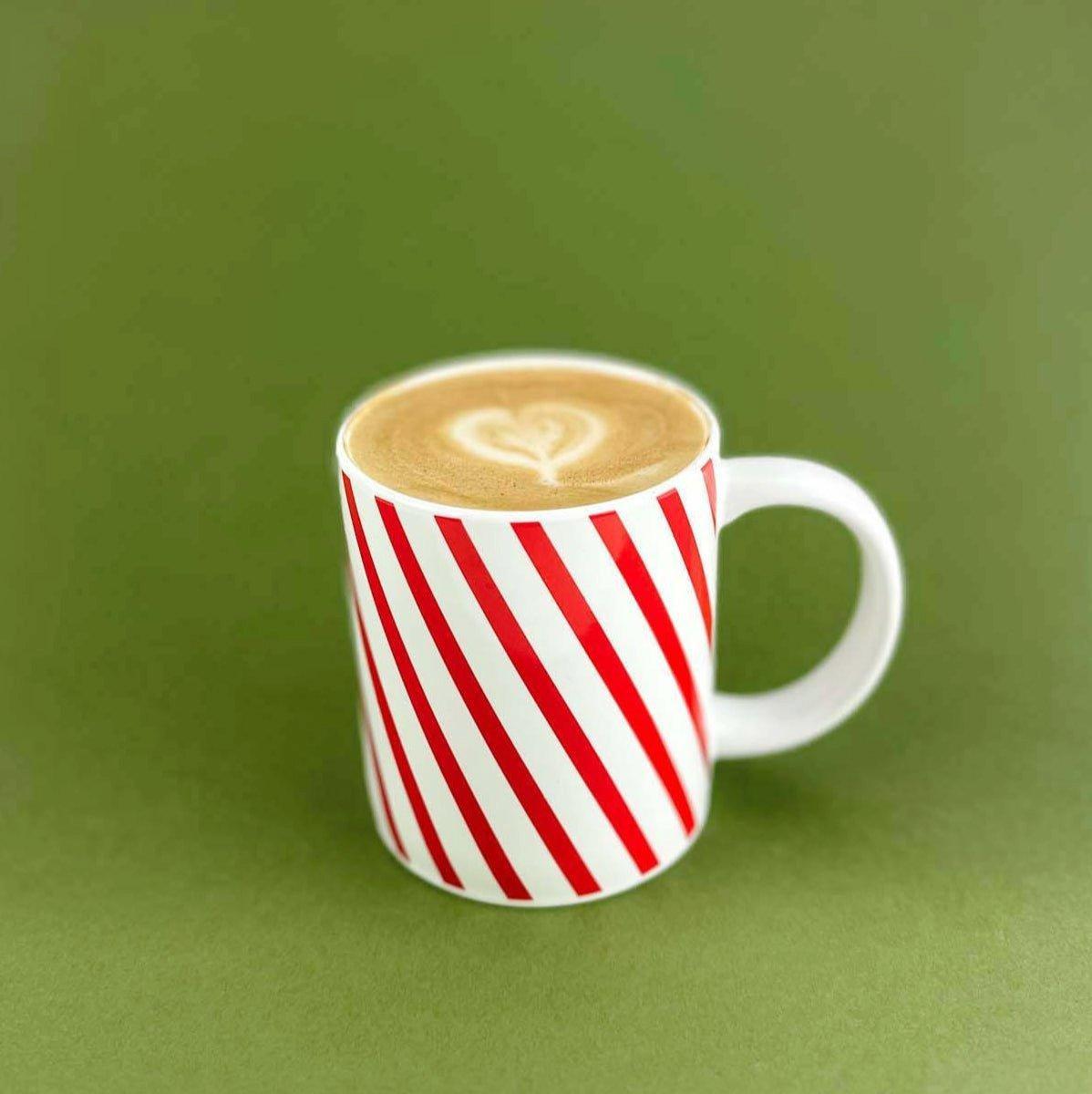 Two of a Kind Peppermint Stripe Mug Set image number 3