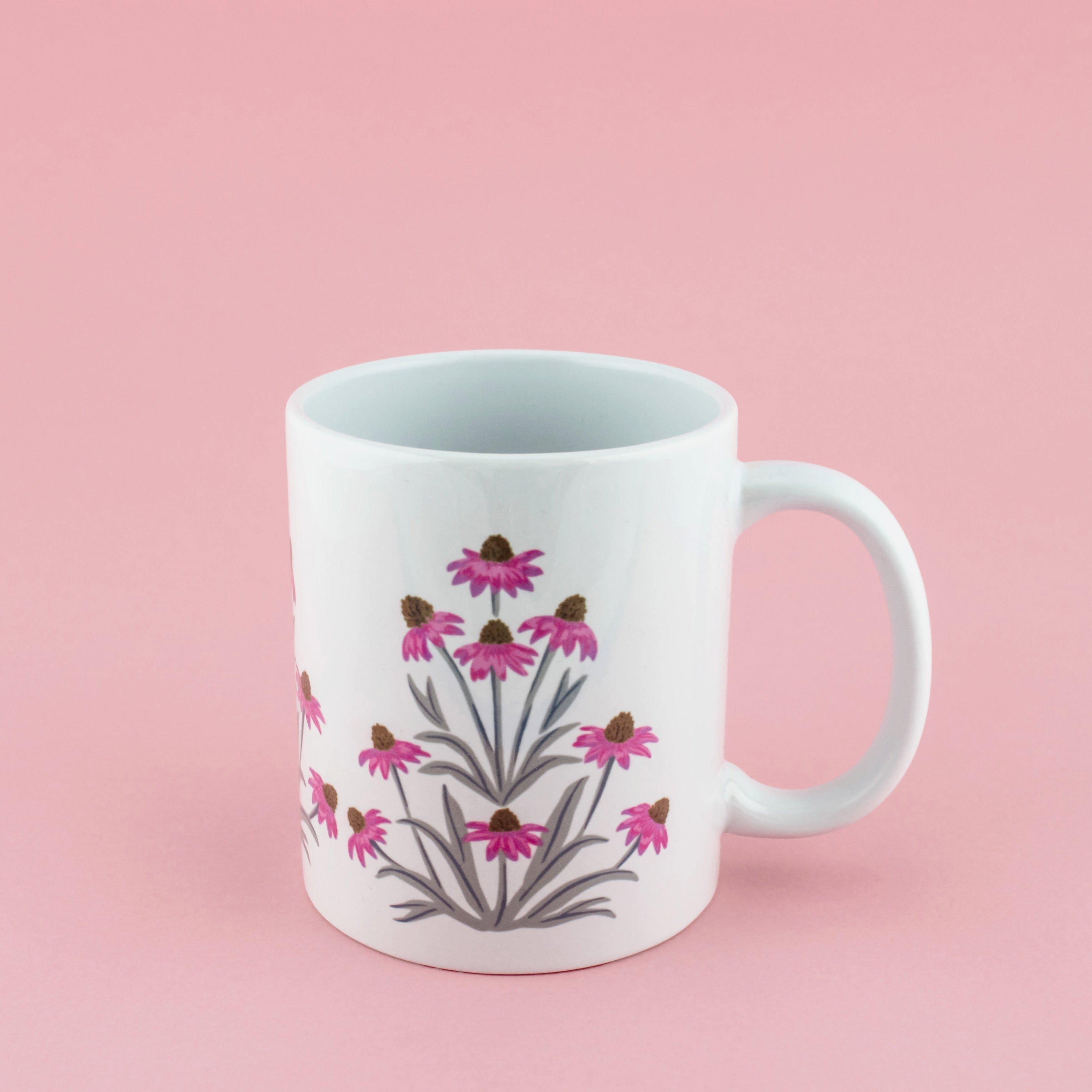 Coneflower Ceramic Mug