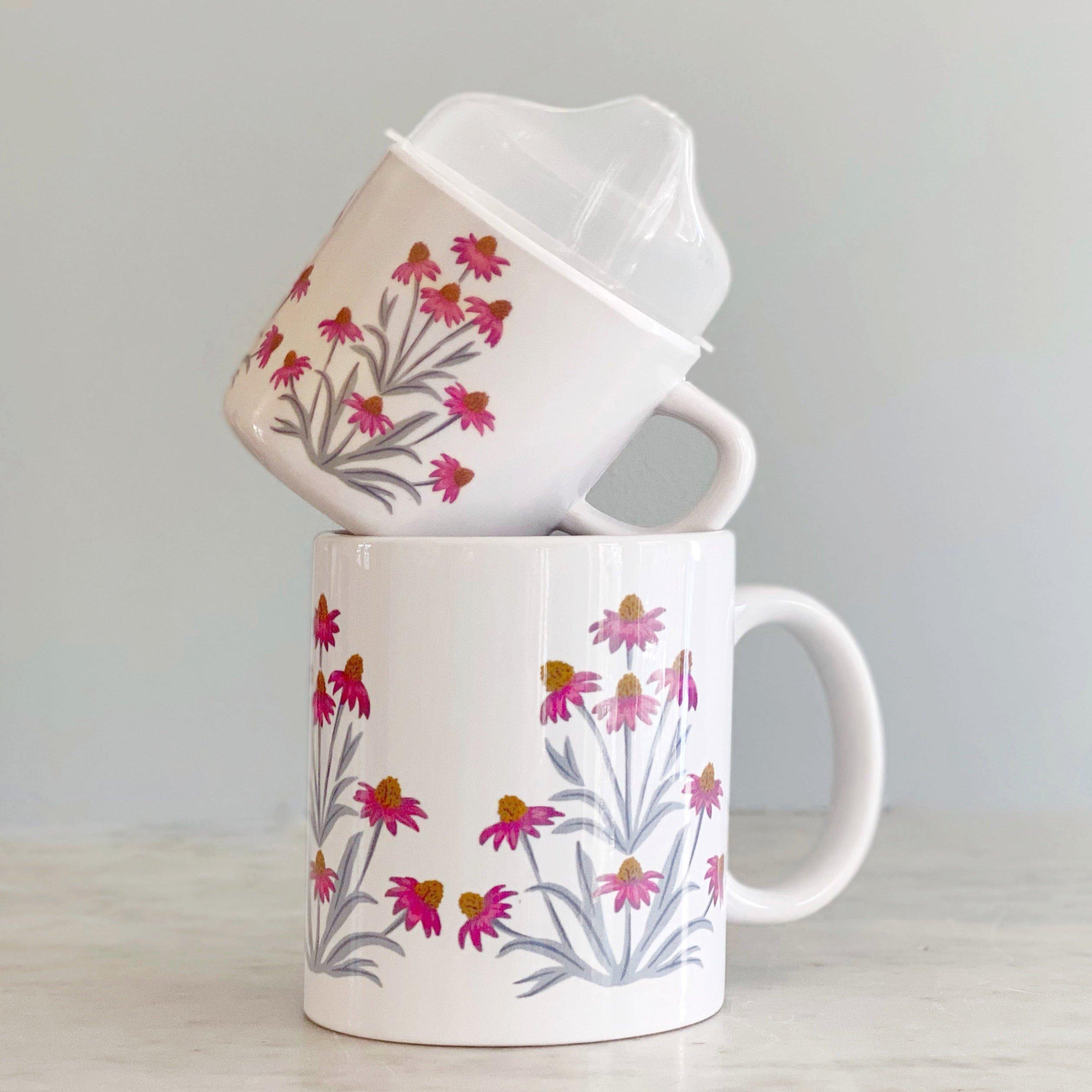 Coneflower Ceramic Mug image number 1