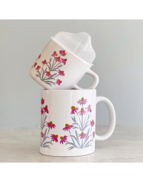Coneflower Ceramic Mug