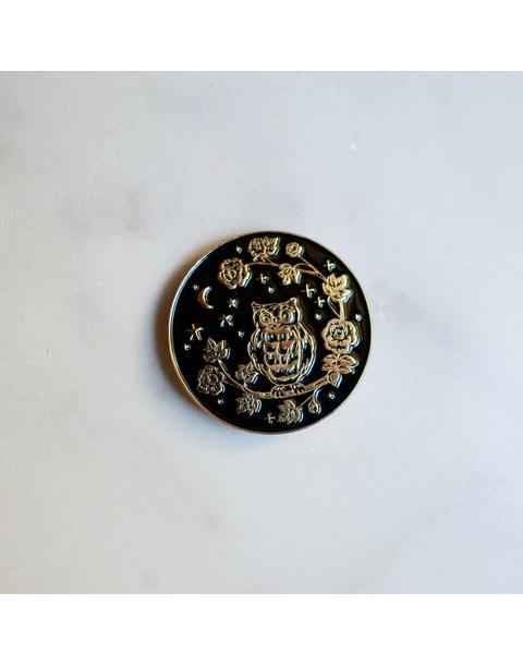 Owl Enamel Pin