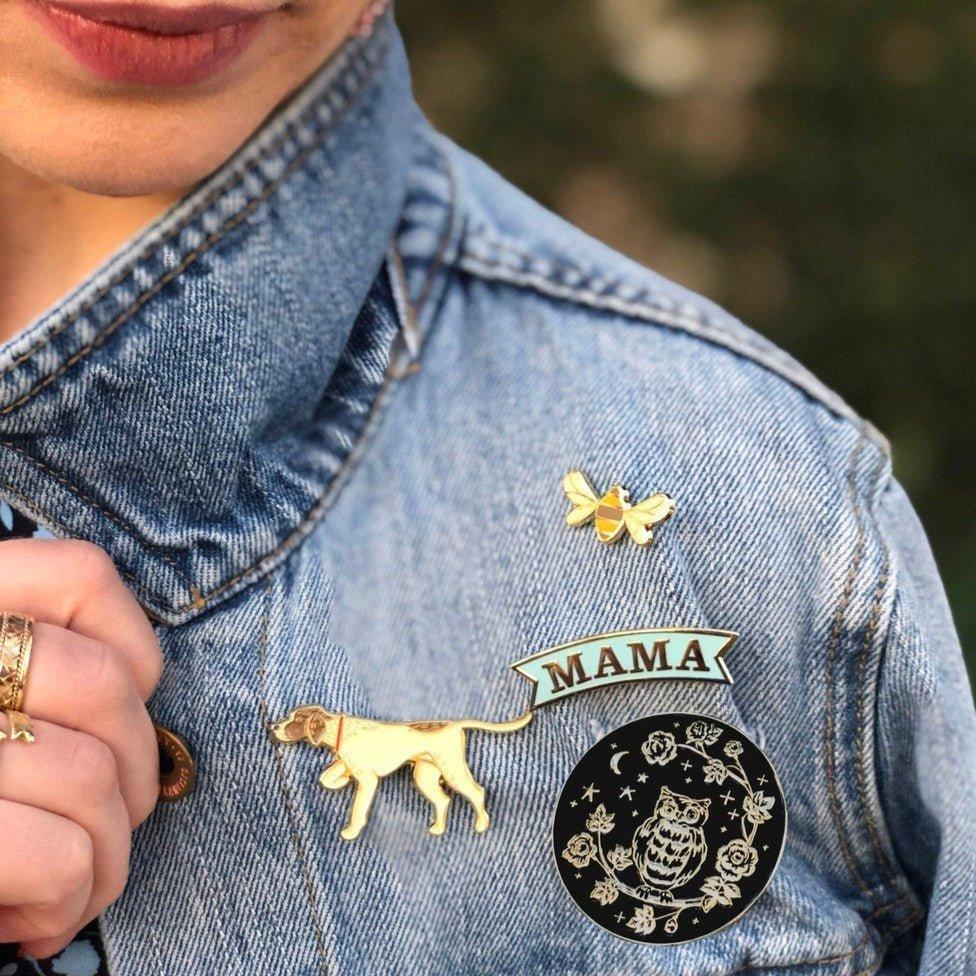 Owl Enamel Pin image number 1